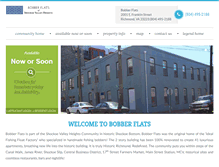 Tablet Screenshot of bobberflats.net